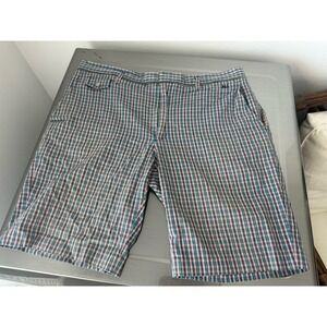 Marc by Marc Jacobs Shorts Mens 36 Blue Plaid Caspian Lightweight Summer